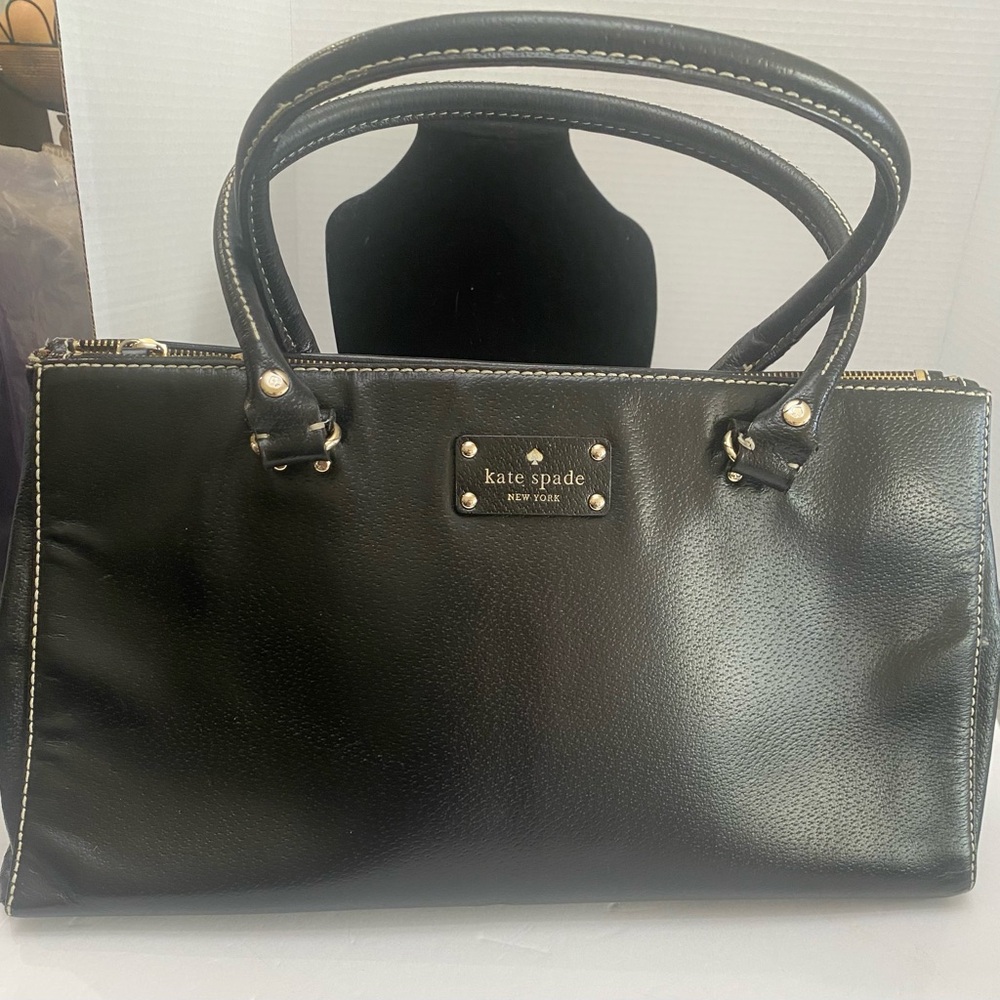 Kate Spade New York Wellesley Martine Black Leather Satchel